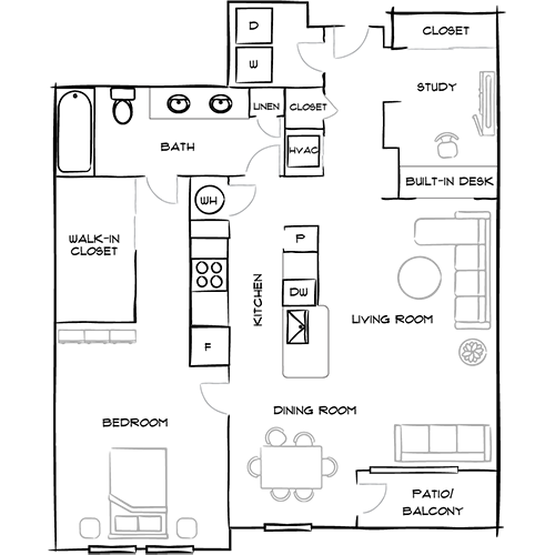 Furnished Diagram