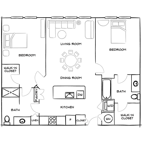 Furnished Diagram