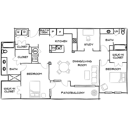 Furnished Diagram